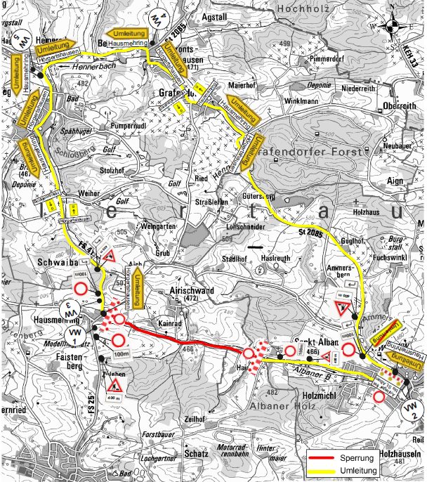 Deckensanierung Kreisstrasse Hausmehring St.Alban